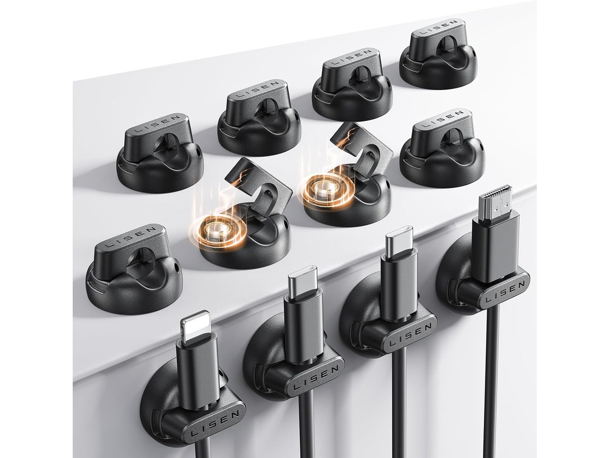 Magnetic Cable-Management Clips